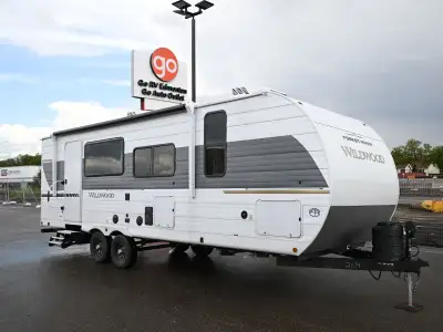 The 2026 Wildwood 250ZEN is a modern couples-focused travel trailer designed to feel more like a coz...