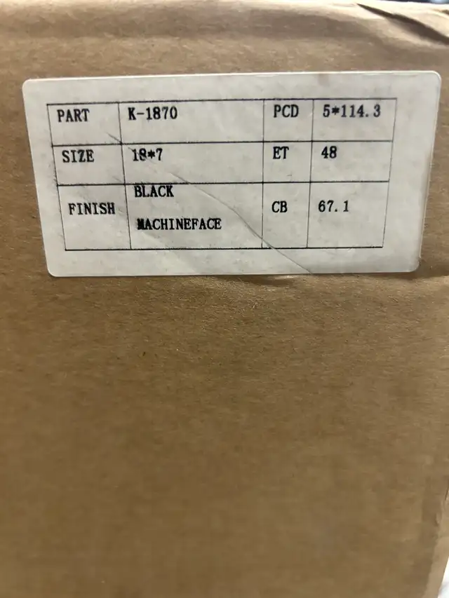 New 18 inch Alloy Rims  5-114.3  18 x 7    ET 48   CB 67.1 in Tires & Rims in Ottawa - Image 3