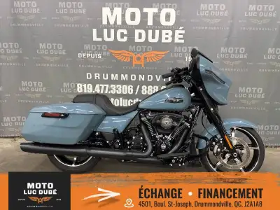 Harley-Davidson FLHX Street Glide 2024 SEULEMENT 5 448 KM BALANCE DE GARANTIE HARLEY-DAVIDSON 10 JUI...