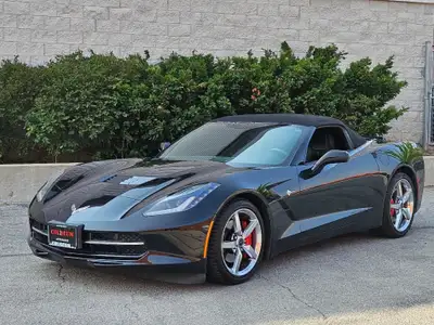 2014 Chevrolet Corvette Stingray Convertible Tuxedo Black Triple Threat Meet the sleek, seductive ma...