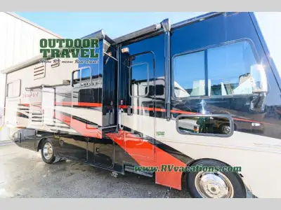 Winnebago Adventurer class A gas motorhome 27N highlights: Three Slides Double Door Refrigerator 50i...
