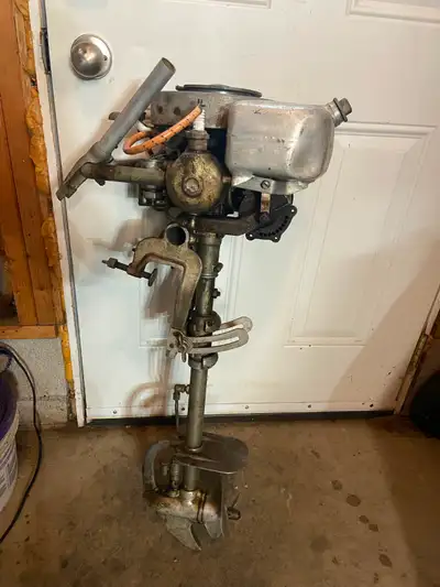 For sale 101 years old Johnson A-25 antique outboard motor. Made 1925 . Last time was used over 20 y...