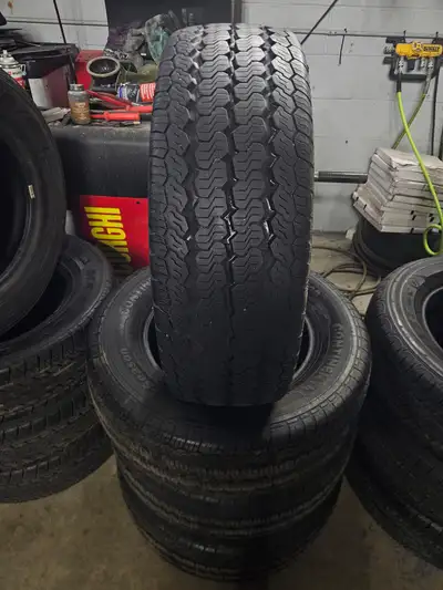 Great set of Continental VancoFourSeason all season cargo van tires. 235/65/16 9-9.5/32nd tread rema...