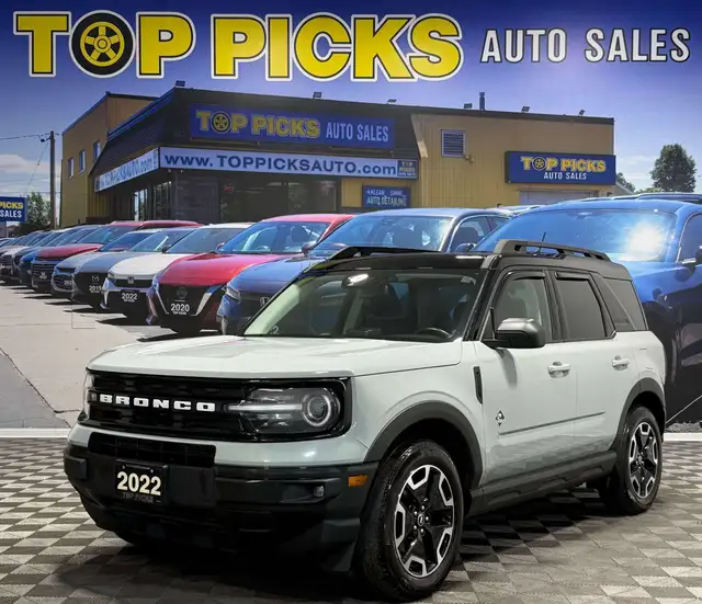 2022 Ford Bronco Sport Outer Banks, Tech Pkg, One Owner, Acciden