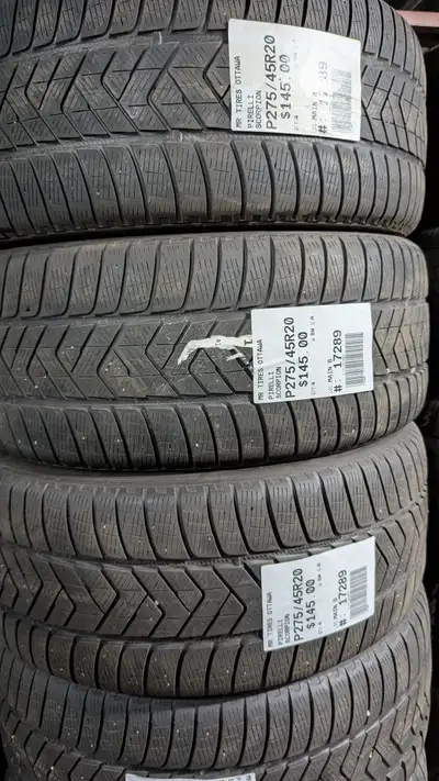 SET OF 4X P275/45R20 275/45/20 PIRELLI SCORPION (winter tires) TAG # 17289 ** Please read details be...