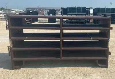 NEW 2 3.8 IN HEAVY DUTY FENCE PANELS 248441, View more