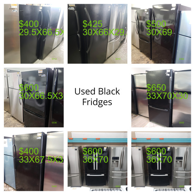 Spring Time - Fridge Blowout - White, Black & Stainless Steel in Washers & Dryers in Edmonton - Image 2