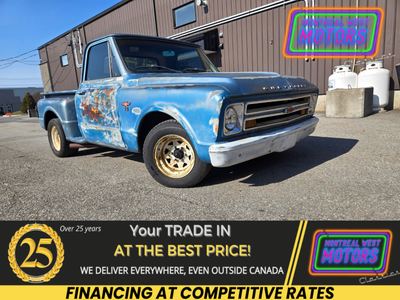 1967 CHEVY C10 RCSB - BLUE PATINA PAINT LS SWAP 5.3L VORTEC / 6L90 TRANSMISSION / 3.73 OPEN 12 BOLTS...