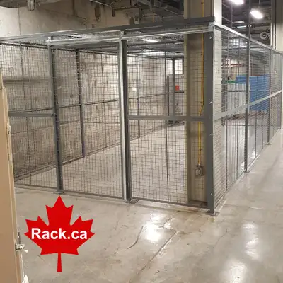 Wire Mesh Partitions - Warehouse Equipment - fence / cage, View more