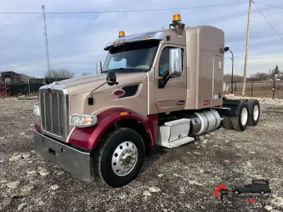 Countryside Fleet 2019 Peterbilt 567 Semi Sleeper Truck Tractor + MX-13 Paccar Diesel Engine + 6x4 W...