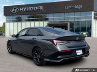 The crisp 2025 Hyundai Elantra N Line Ultimate, sporting a dynamic Amazon Grey exterior and a sophis... (image 2)