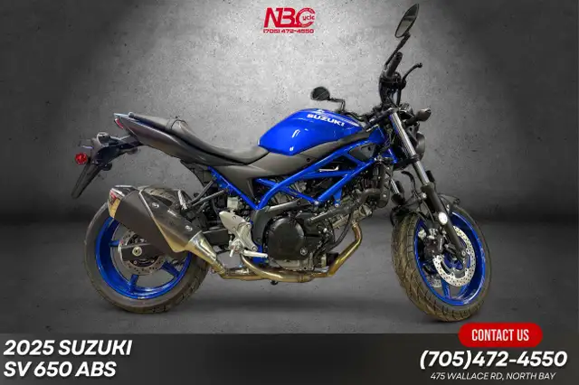 2025 Suzuki SV 650 ABS in Street, Cruisers & Choppers in North Bay - Image 3