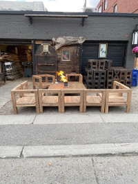 Outdoor Solid reclaimed wood furniture