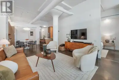 Authentic hard loft living in the iconic Garment Factory Lofts. This stunning 2-bedroom residence bl...