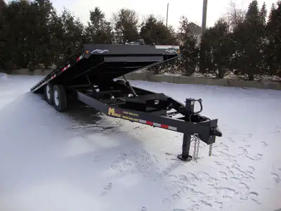 24' Hydraulic Tilt Deckover Float Trailer Easy to Load, 7 Ton Models starting at just $17,295.00 - F...