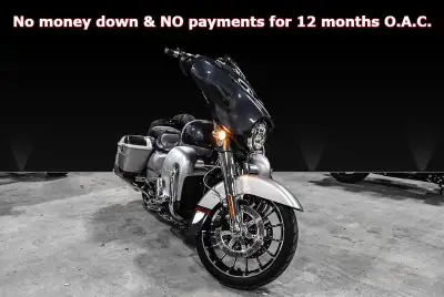 NO MONEY DOWN AND NO PAYMENTS FOR 12 MONTHS O.A.C The 2019 Harley-Davidson Street Glide CVO is a fac...