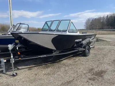 2025 SmokerCraft Pro Sportsman 1872 DC Finished in Black Price + Licensing, PDI, Setup and taxes Sav...