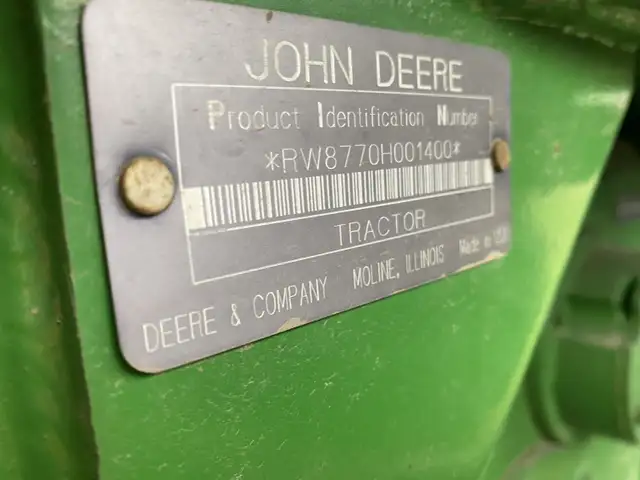 1993 John Deere 4WD Tractor 8770 in Farming Equipment in Edmonton - Image 32