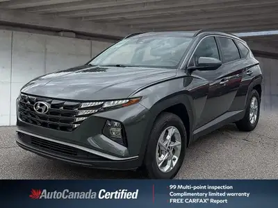 Uncover the impressive 2022 Hyundai Tucson Preferred, a stunning Amazon Grey Sport Utility offering...