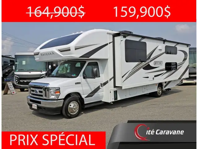 2023 Entegra Coach Odyssey 31F Bund Bed NEUF VR/RV Classe C 2023 in RVs & Motorhomes in Laval / North Shore - Image 2