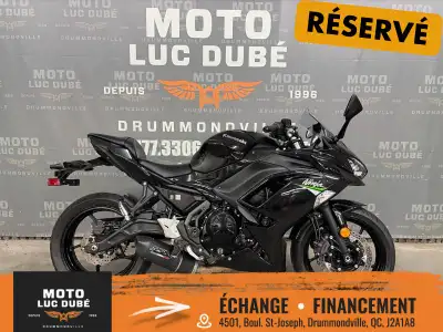 2020 Kawasaki Ninja 650 ABS Kawasaki Ninja 650 ABS 2020 18 248 KM MOTO IMMATRICULÉE RÉGULIÈRE À LA S...