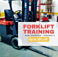 Forklift Training  + Jobs - New or Experienced