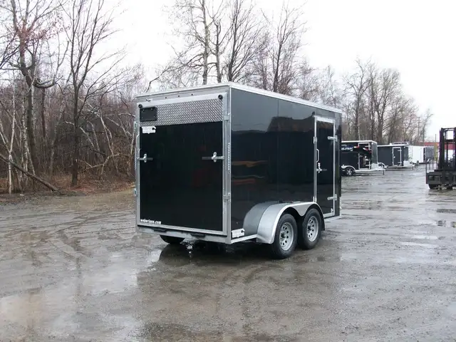 2025 Weberlane 6' X 12' V-NOSE 2 ESSIEUX rampe contracteur vtt m in Cargo & Utility Trailers in Laval / North Shore - Image 7
