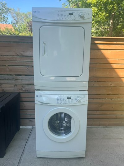 MAYTAG STACABLE WASHER AND DRIER MACHINES IN GOOD CONDITION!, View more