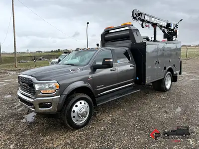 Countryside Fleet 2023 Dodge 5500 CrewCab Laramie Limited 4x4 Service Truck + 6.7L Cummins Diesel +...