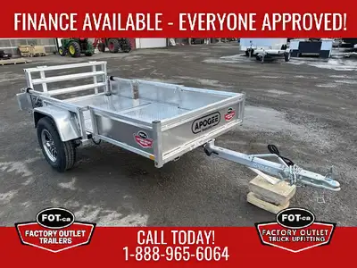 Welcome to Factory Outlet Trailers! NEW 4x8ft Folding CANADIAN MADE Utility Trailer by APOGEE Traile...