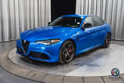 The 2023 Alfa Romeo Giulia Quadrifoglio is a rare, high-performance Italian sedan that delivers both...