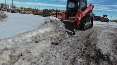 Durable and versatile the 6 way dozer blade can tackle heavy duty land clearing, grading, snow remov...