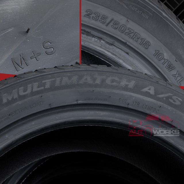 BRAND NEW! 235/50R18 - ALL WEATHER TIRES - ONLY $135/each! in Tires & Rims in Edmonton - Image 3