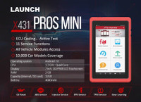 Launch X431 PROS Mini Automotive OBD2 Scanner Diagnostic Tool