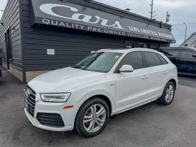 EXPERIENCE PREMIUM GERMAN CRAFTSMANSHIP IN THIS BEAUTIFULLY EQUIPPED ACCIDENT FREE 2016 AUDI Q3 TECH...