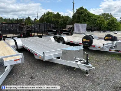 In Stock Clear-out! - Save $400 on this new 2026 Miska Silver Bullet Aluminum Car Hauler with Race P...
