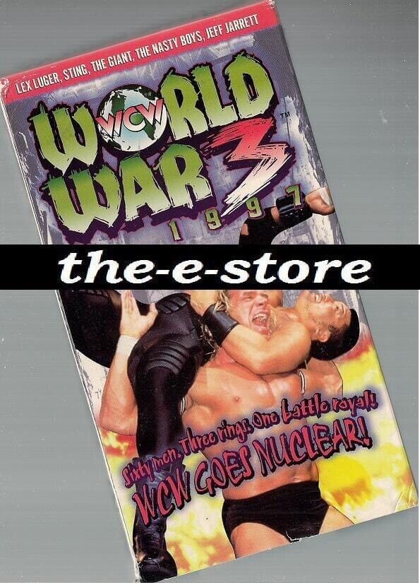 Wrestling VHS/DVD 1996 - WORLD WAR 3. WWE/WWF/WCW/NWA/TNA/UFC. | CDs ...