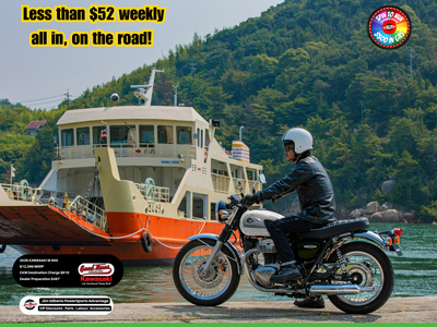 Less than $52 weekly all in, on the road! ????️???? 2026 KAWASAKI W800 THE ORIGINAL ICONThe 1960s sp...