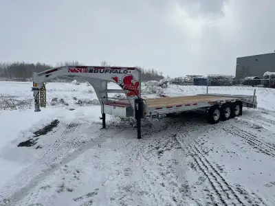 VEND: Remorque Cargo fermer 1 simple essieu ou 2 double essieux tandem fermée ferme pied enclosed tr...