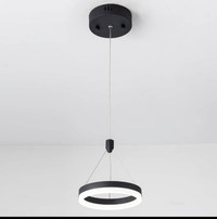 Choohue Modern Led Pendant Light, Mini 1-Ring 7.87" Contemporary