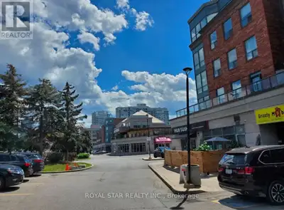 Excellent commercial space in a very busy location right at Yonge & Clark (facing Yonge St.) with gr...