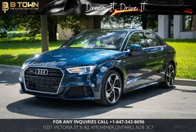 2020 Audi A3 Sedan Progressiv finished in a sleek and refined design delivers premium German enginee...