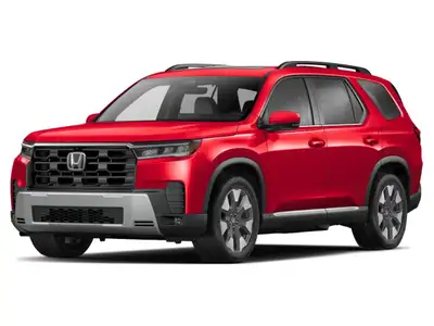 The 2026 Honda Pilot Touring AWD is a striking SUV that comes in a dynamic red exterior, perfectly m...