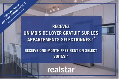 APPARTEMENTS MODERNES DE STYLE CONDO À LOUER À LAVAL MODERN, CONDO-STYLE APARTMENTS FOR RENT IN LAVA...