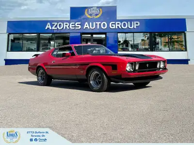 **BARRETT-JACKSON SHOW PIECE** This 1973 Mustang Mach 1 which ran in the world-famous Barrett-Jackso...
