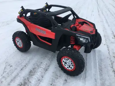 JUST IN TIME FOR SPRING, THE STORM 24 VOLT 4 WHEEL DRIVE KIDS ELECTRIC UTV. THESE ELECTRIC UTV'S ARE...