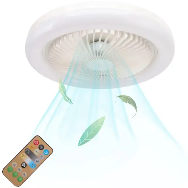 WE DELIVER! - Rosvola Socket Fan Ceiling Fan w/ Light & Remote, in Indoor Lighting & Fans in Mississauga / Peel Region - Image 2