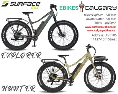 BOAR Explorer / Hunter 500W 48V20Ah (E-FAT BIKE), View more