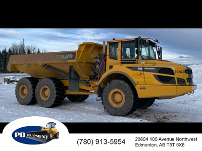 2020 Volvo A30G Articulating Dump Truck Enclosed cab, Air conditioned, Engine brake, Positive air sh...