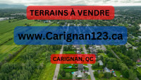 Terrains à vendre à Carignan / Lots for sale in Carignan